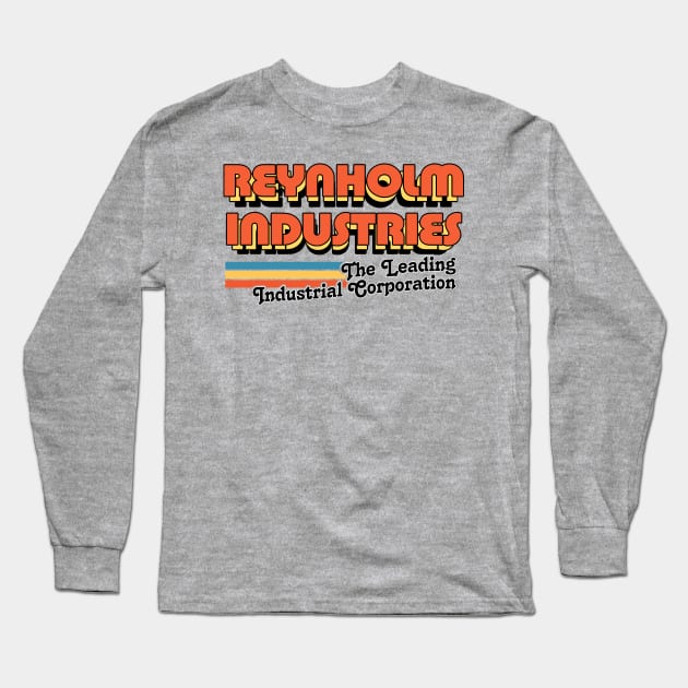 Reynholm Industries / IT Crowd Fan Design Long Sleeve T-Shirt by DankFutura